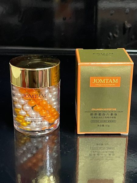 Крем для кожи вокргу глаз с пептидами Jomtam Collagen Six Peptide 9088 фото